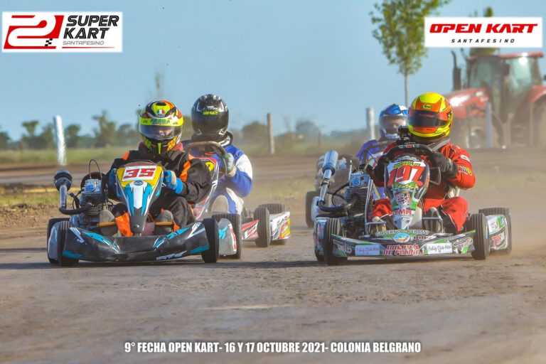 El Open Kart Santafesino tuvo presencia regional. Maxi Sola hizo podio en 150cc. juvenil 4T