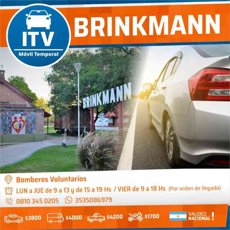 La ITV Inspección Técnica Vehicular está en Brinkmann