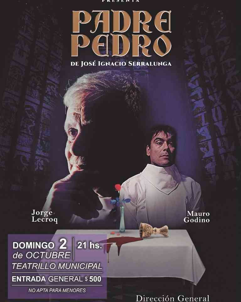 Vuelve el Teatro a Brinkmann con la Obra «Padre Pedro»