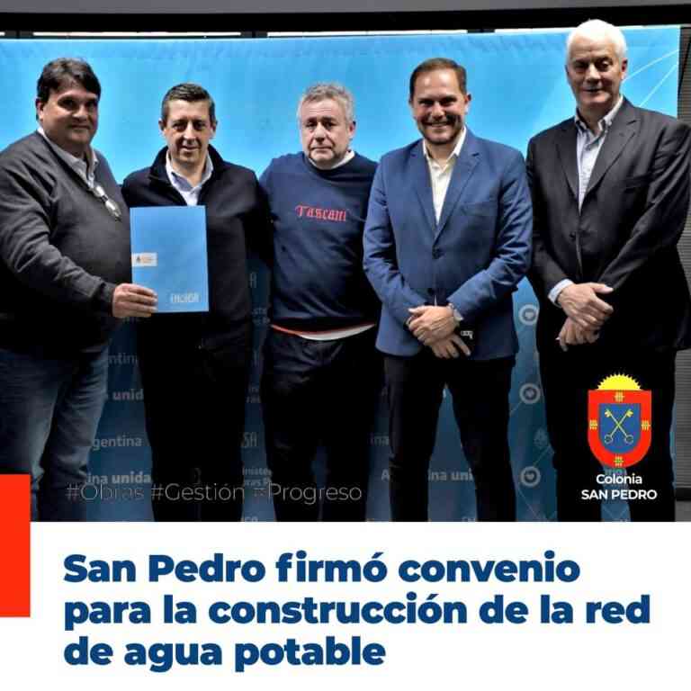 San Pedro: Víctor Blengino destacó aprobación de fondos para ejecutar Red de Agua Potable (video nota Universalmedios)