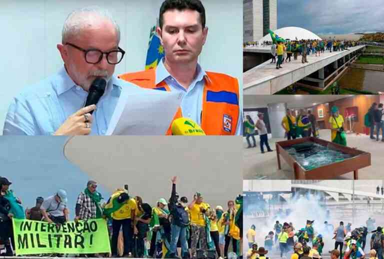 Presidente de Brasil decretó intervención federal por intento de golpe
