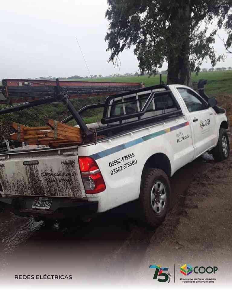 Cooperativa: Realizaron tareas de mantenimiento en líneas rurales, luego de las tormentas