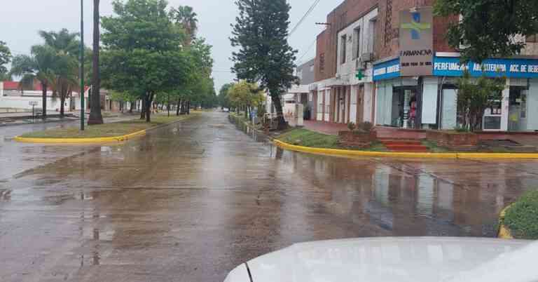 Lluvias en Morteros: Desagues pluviales respondieron de manera óptima