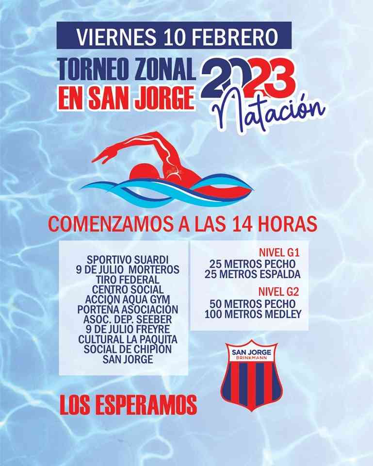 San Jorge se prepara para la última fecha del Torneo Zonal el viernes 10 de febrero