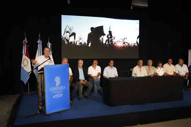 El Gobernador de Córdoba ratificó su apoyo al sector agropecuario
