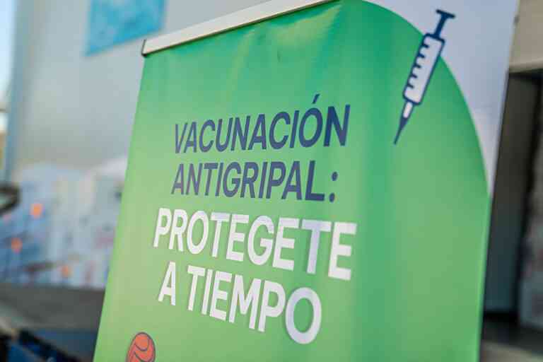 Salud: Continúa cronograma de vacunación Antigripal