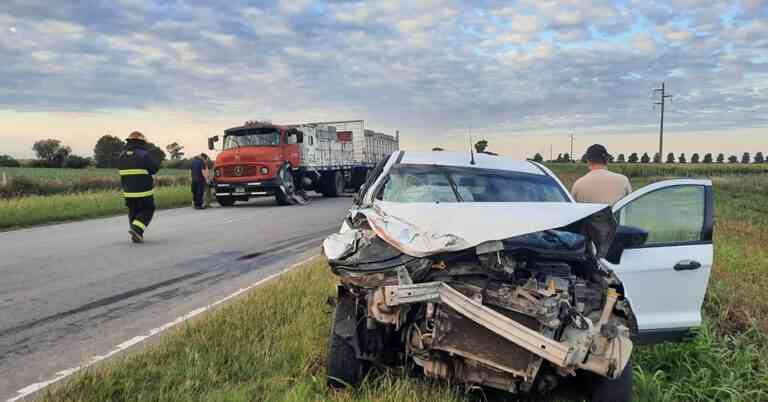 Reportan accidente en Ruta Provincial 3, a la altura de Balnearia