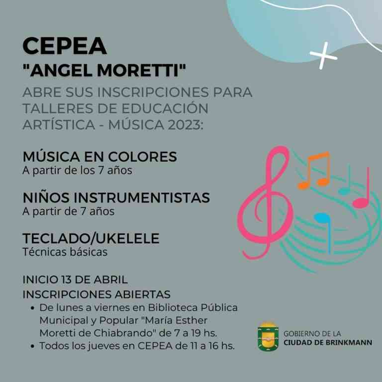 CEPEA «Angel Moretti» inscribe para Talleres 2023