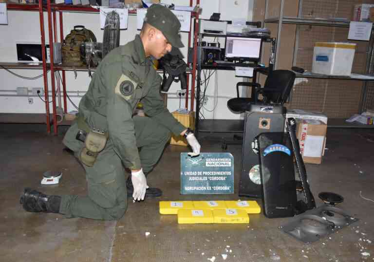 Gendarmería: En operativo decomisan droga en encomienda en Empresa de Terminal de Córdoba