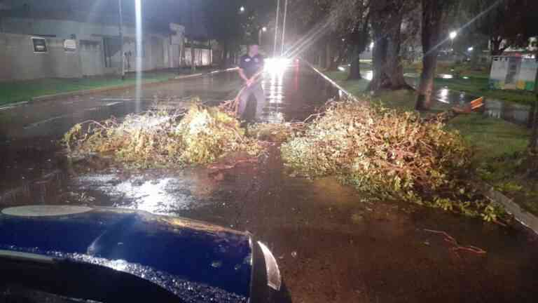 Relevan daños por tormentas en Departamento Río Cuarto