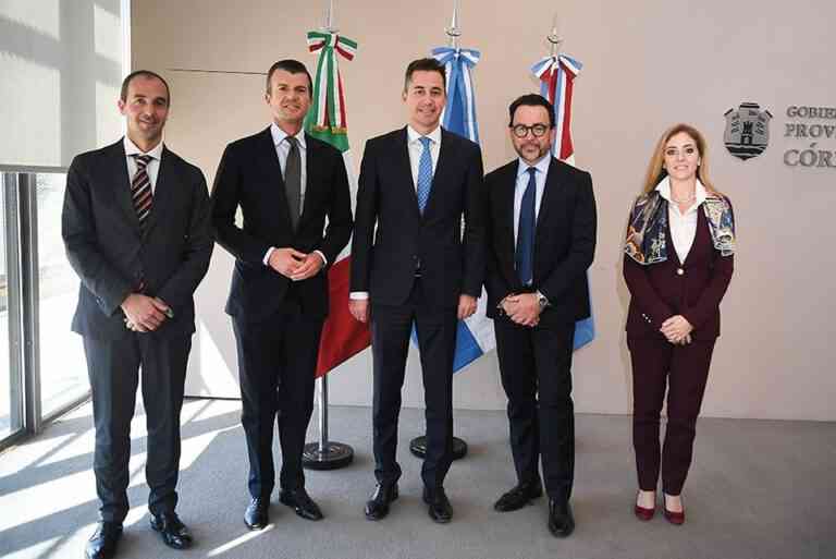 El Vicegobernador Calvo recibió a Viceministro de Relaciones Exteriores de Italia