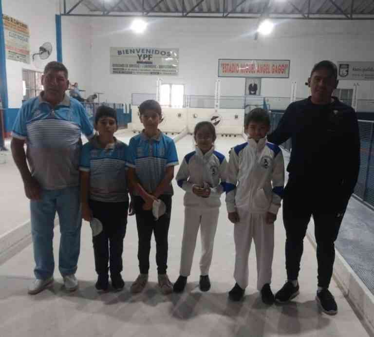 Bochas: Tiziana Aguirre en Campeonato Infantil representando a Escuela de Porteña