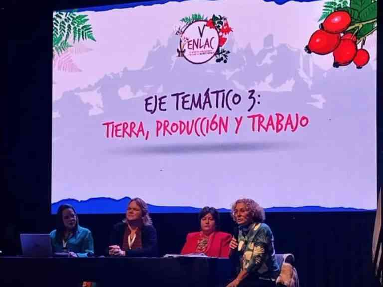 Mujeres Rurales: Formaron parte del V Encuentro Latinoamericano y del Caribe