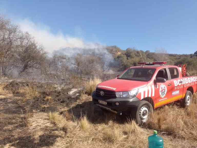 Incendios con puntos de atención en Traslasierra (Audio)