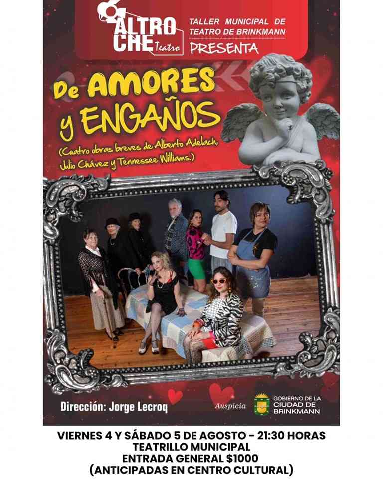 «De Amores y Engaños»: La propuesta del Taller de Teatro para este fin de semana