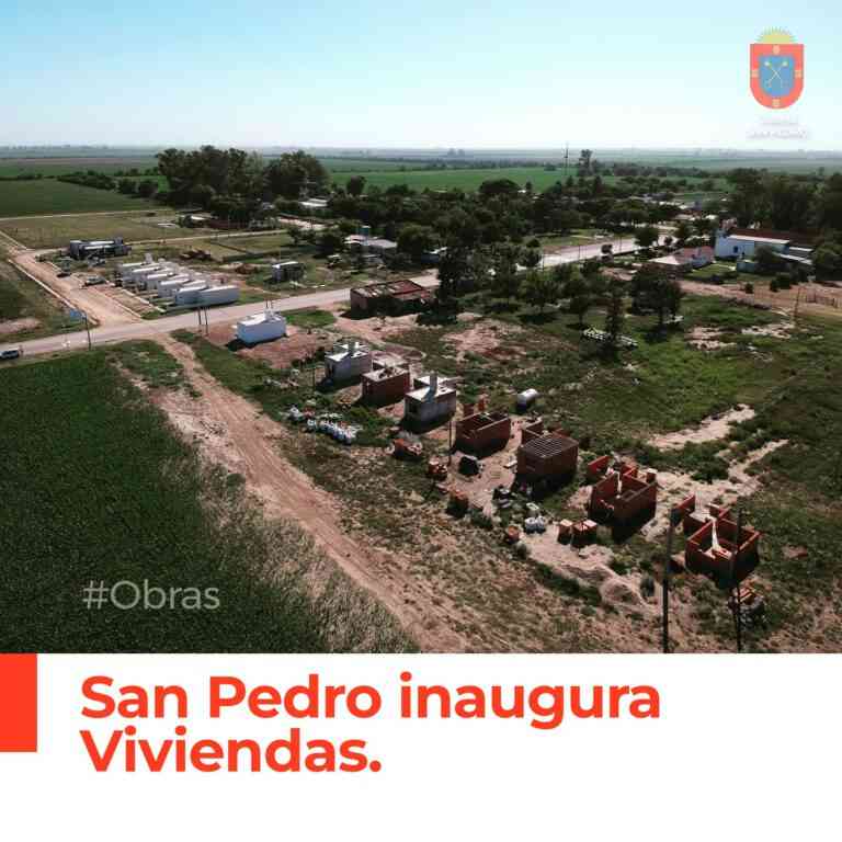 Colonia San Pedro: Inauguran viviendas del Programa «Reconstruir» y «Casa Propia»