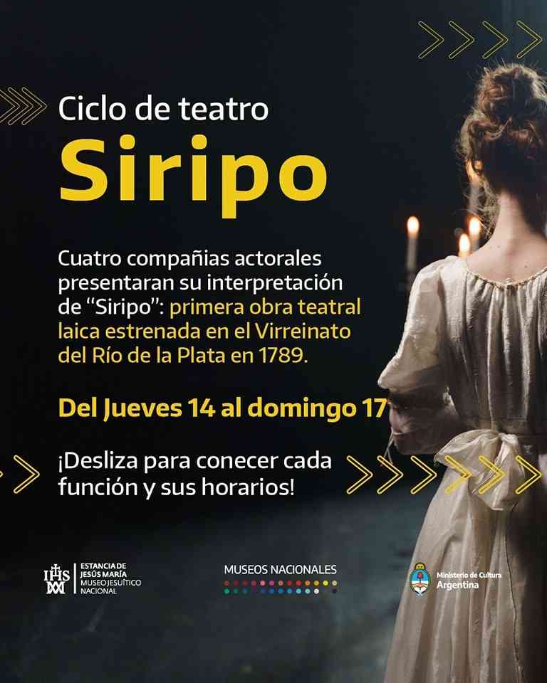 Jesús María celebra su 150° aniversario con el Ciclo de Teatro Nacional «Siripo»
