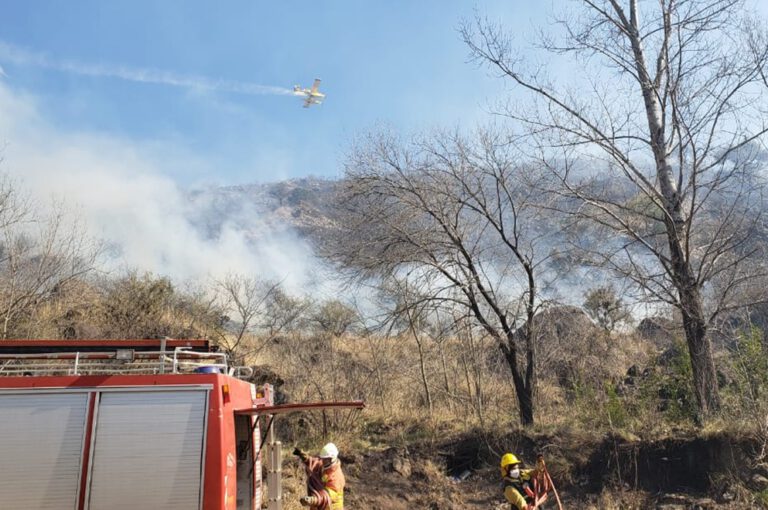 San Pedro Viejo en Tulumba, se generó incendio que afectó vasto territorio