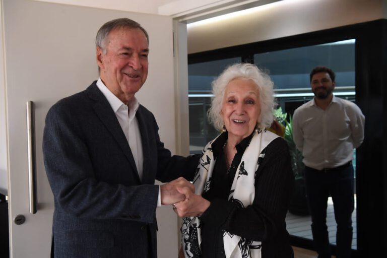 Schiaretti recibió a Presidenta de Abuelas, Estela de Carlotto. Recordaron a Sonia Torres