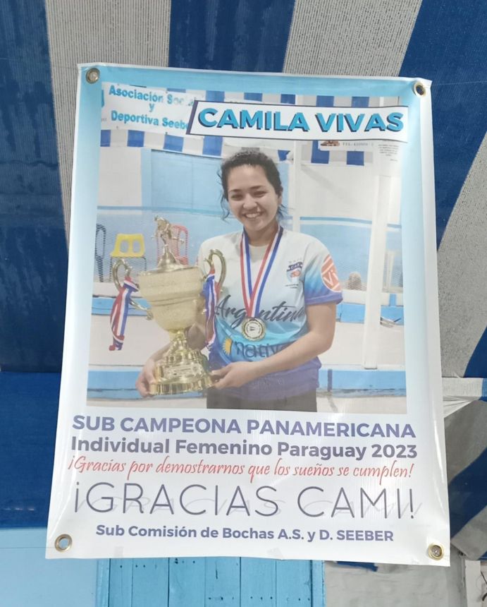 263 equipos en Torneo de Bochas de Seeber, con reconocimiento a Camila Vivas